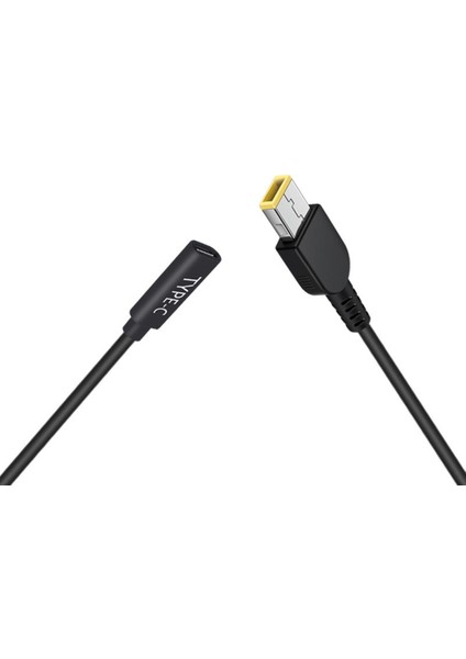 Xt-Xınte Tip C Pd Şarj Kablosu Dişi Kare Dc Erkek Güç Adaptörü Dönüştürücü Usb-C 15 cm Lenovo G40 G50 Thinkpad Dizüstü Bilgisayar (Yurt Dışından)