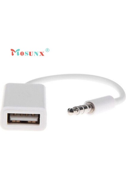 Ecosin2 USB Dönüştürücü Kablo Kordonu 3.5mm Erkek Aux Ses Fişi Jakı USB 2.0 Dişi Dönüştürücü Kablo Kordonu Araba Mp3 APRIL28 (Yurt Dışından) indirimleri
