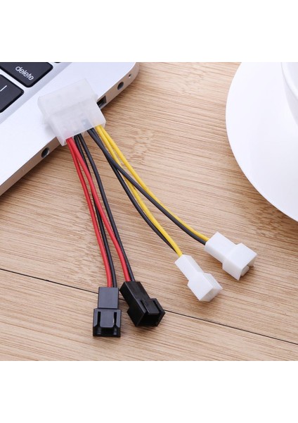1 Adet 4-Pin Molex 3-Pin Fan Güç Kablosu Adaptör Konnektörü 12 V * 2 / 5 V * 2 Bilgisayar Soğutma Fanı Kabloları Cpu Pc Kasa Fanı Kablosu (Yurt Dışından) fırsatları