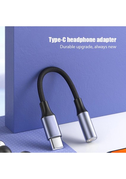 Tip C - 3.5mm Adaptör Jsaux Aux USB C - 3.5 mm Kulaklık Jak Adaptörü Ses Kablosu Için Xiaomi Mi iPad Pro Samsung Galaxy S20 (Yurt Dışından)
