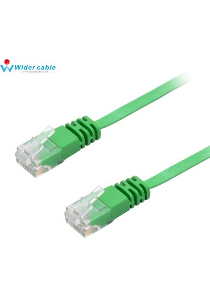 Yeşil RJ45 Düz Cat 6 Ethernet Yama Ağ Lan Kablosu Kablosu Cat6 Bilgisayar Kablosu Utp Lan Kablosu 2 M (Yurt Dışından) fiyatları