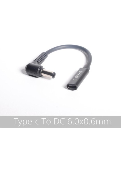 USB Tip C Dişi 6.0*3.7MM/6006MM Erkek Tak Dönüştürücü Dizüstü Bilgisayar Dc Güç Adaptörü Konnektörü Şarj Kablosu Asus Dizüstü Pc Için (Yurt Dışından)