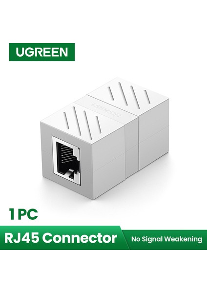 Ugreen RJ45 Konektörü Cat7/6/5e Ethernet Adaptörü 8P8C Ağ Genişletici Uzatma Kablosu Ethernet Kablosu Dişi Kadın (Yurt Dışından)