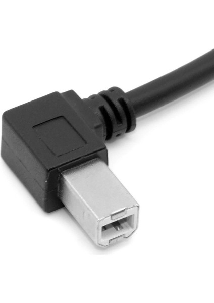 USB 2.0 A Erkek - B Erkek Sağ Açılı 90 Sol Açılı Derece Yazıcı Tarayıcı Sabit Disk Kablosu 1 M 3 Ft (Yurt Dışından) fırsatları