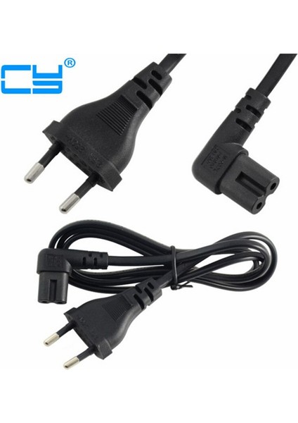 Açılı 1m Güç Kablosu Kablosu Ab 2 Uçlu Ac Fiş Adaptörü Kablosu Şekil 8 C7 - Euro Ab Avrupa 2 Pin Ac Fiş Uzatma Kablosu (Yurt Dışından) fiyatları