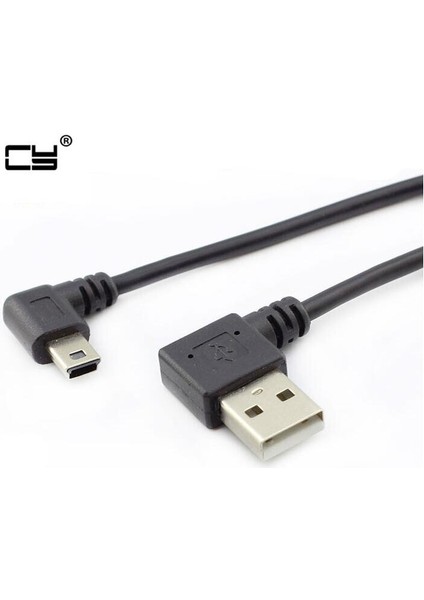 Erkek Sağ Açılı Usb2.0 Sola Dönüşlü Mini USB 90 Derece Sola Açılı Mini USB USB Konnektörüne Dönüşlü Kısa Kablo 25CM (Yurt Dışından) fiyatları