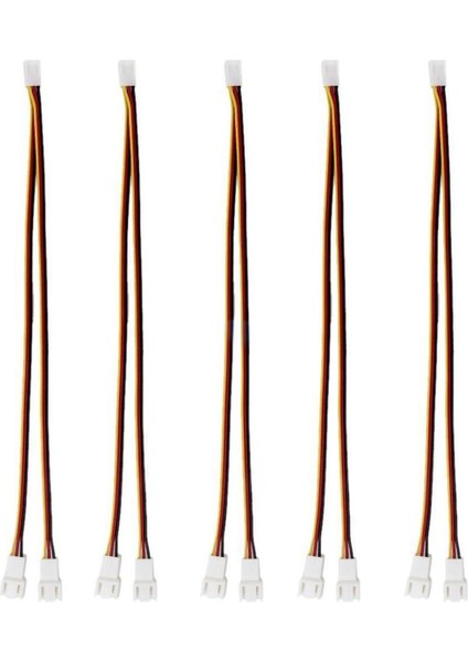 5 Adet 12 V 3 Pin Dişi 2/3 Pin Erkek Pc Fan Güç Splitter Uzatma Kablosu 3 Yollu Splitter Konnektörü (Yurt Dışından)