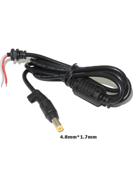 4.8x1.7mm Dc Güç Şarj Fiş Kablosu Sarı Konektörü Hp 510 530 550 620 625 Dizüstü Bilgisayar Adaptörü Şarj Cihazı Dc Konektörü (Yurt Dışından)