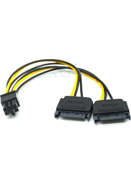 6pin Erkek Çift Sata 15PIN Erkek Adaptör Çift Sata 15PIN Erkek M Pcı-E 6 Pin Dişi F Ekran Kartı Güç Kablosu Bırak (Yurt Dışından) modelleri