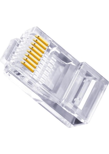 100 Adet RJ45 Konnektörleri Modüler Fiş Ethernet Kabloları Üzerinden Geçiş Modülü Fiş Ağ 8pin Ağ Kablosu Fişleri (Yurt Dışından) modelleri