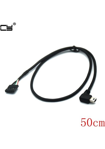 1 Adet Mini USB Erkek Sağ/sol Açı Dupont 5 Pin Dişi Başlık Anakart Kablosu 50 cm (Yurt Dışından) fırsatları
