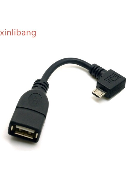 90 Derece Sağ Açılı Konnektör Mikro Usb'den Usb'ye Dişi Ana Bilgisayar Cep Telefonu ve Tablet Için Otg Kablosu (Yurt Dışından) fiyatları