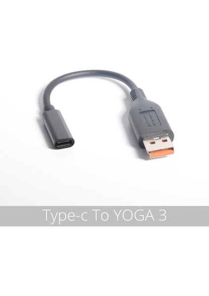 Pd Şarj Kablosu USB Tip C USB Kare Dönüştürücü Dc Fiş Güç Adaptör Kablosu Kablosu Lenovo Yoga 700 900 Yoga 3 4 Pro (Yurt Dışından)