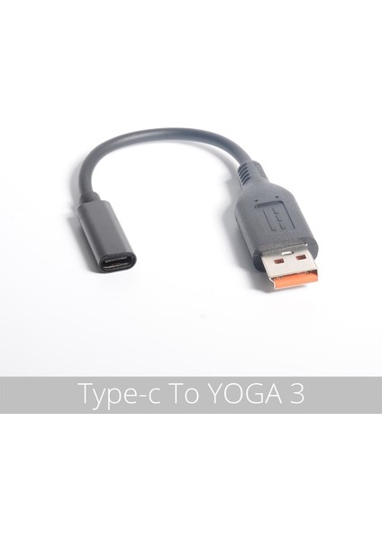Pd Şarj Kablosu USB Tip C USB Kare Dönüştürücü Dc Fiş Güç Adaptör Kablosu Kablosu Lenovo Yoga 700 900 Yoga 3 4 Pro (Yurt Dışından) fiyatları