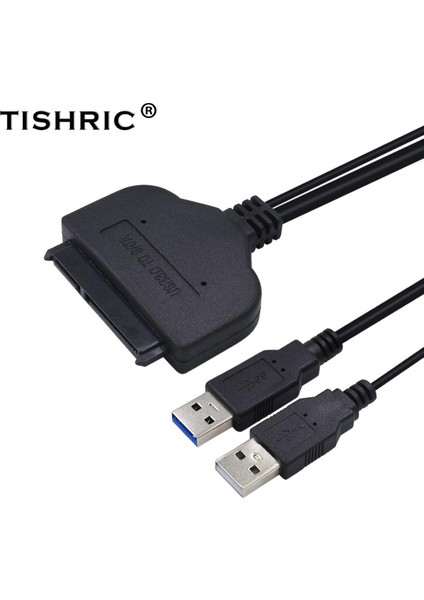 Tıshrıc Molex Sata 3.0 7 15 22PIN USB 3.0 Adaptör Kutusu 2.5 HDD SSD DVD Dönüştürücü Harici Güç Sabit Disk Optik Sürücü Kablosu (Yurt Dışından)