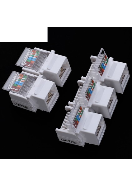 2 Adet Aletsiz CAT5E Utp Ağ Modülü RJ45 Konektörü Bilgi Soketi Bilgisayar Çıkış Kablosu Adaptörü Keystone Jack Amp Içın (Yurt Dışından) indirimleri