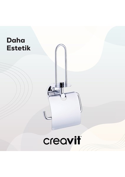 Royale Kapaklı Tuvalet Kağıtlığı Yedekli