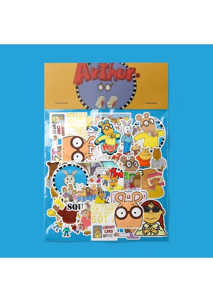 Arthur Çizgi Film Sticker Paketi -Bullet Journal - Ajanda - Planner - Defter - Laptop Etiket Çıkartma Çok Renkli 10 x 15 Paket Boyutu 3 x 5 cm Stickerlar Paket Içeriği 25 Adet Dadi Ramba