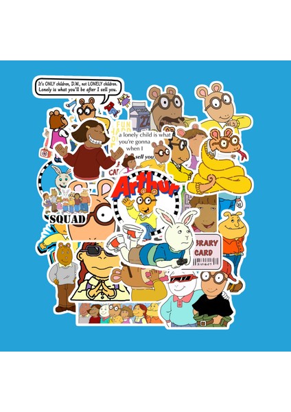 Arthur Çizgi Film Sticker Paketi -Bullet Journal - Ajanda - Planner - Defter - Laptop Etiket Çıkartma Çok Renkli 10 x 15 Paket Boyutu 3 x 5 cm Stickerlar Paket Içeriği 25 Adet Dadi Ramba fiyatları