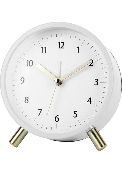 Avrupa-Amerika Retro Yuvarlak Tahta Küçük Alarm Saat CQ1203-3 (Yurt Dışından)