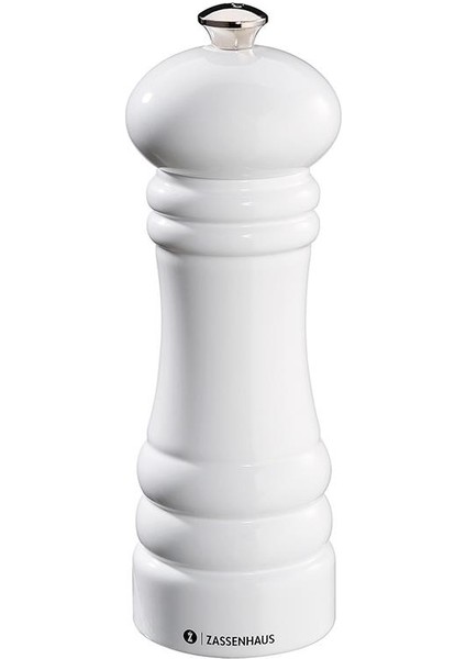 Zassenhaus Berlin Tuz Değirmeni 18 cm Parlak Beyaz
