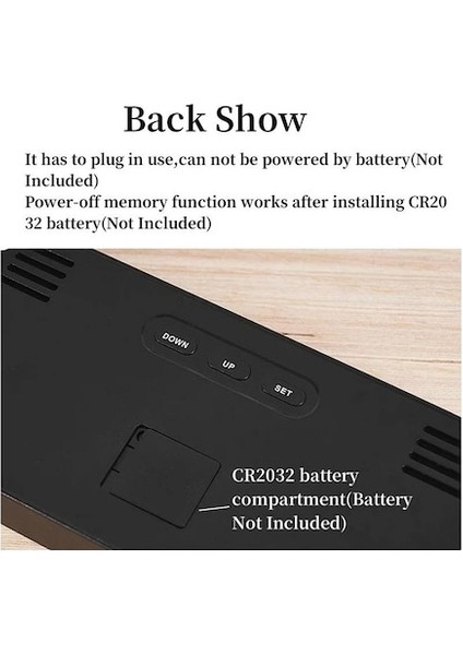 Turuncu 9" Dijital Alarm Saatı Işık Duyarlı Zamanlayıcı (Yurt Dışından) modelleri