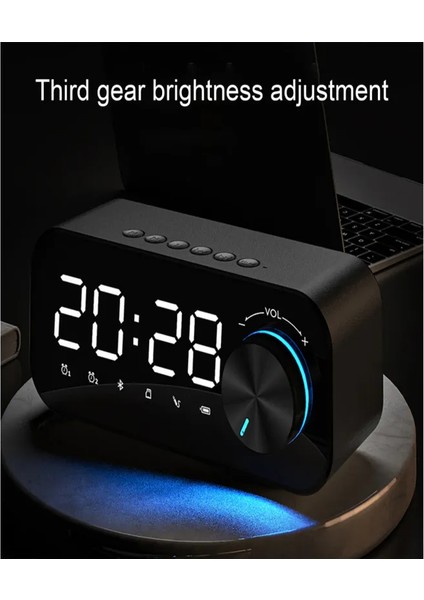 Çok Fonksiyonlu Bluetooth 5.0 Beyaz Hoparlör (Yurt Dışından)