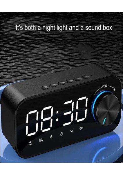 Çok Fonksiyonlu Bluetooth 5.0 Beyaz Hoparlör (Yurt Dışından)