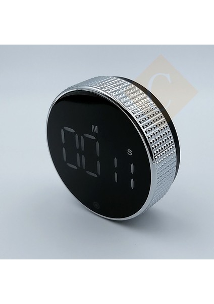 Dönen Zamanlayıcı Büyük Ekranlı LED Görüntülü Alarm Saatı Gümüş Versiyonu (Yurt Dışından) fiyatları