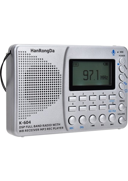 K-604 Fm Stereo Radyo Mp3 Oynatıcı Tf Kart Destekli (Yurt Dışından) fiyatları