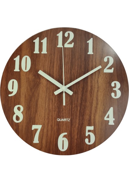 Ahşap Tahta Işıklandırmalı Duvar Saati Yaratıcı Büyük Karakterler (Yurt Dışından)