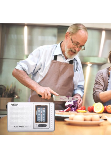 Indın BC-R2011 Mini 2 Band Taşınabilir Radyo Gömülü Hoparlör Teleskopik Anten (Yurt Dışından) indirimleri