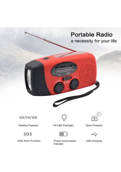 Taşınabilir Am/fm Güneş Enerjili Radyo (Yurt Dışından) fiyatları