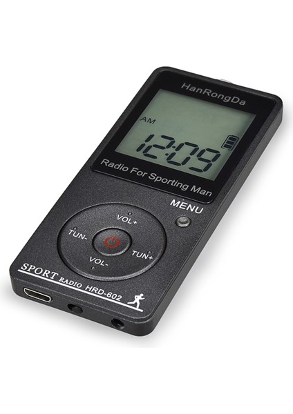 Hrd - 602 Taşınabilir Radyo Alıcısı LCD Ekranlı Spor Adım Sayacı (Yurt Dışından)