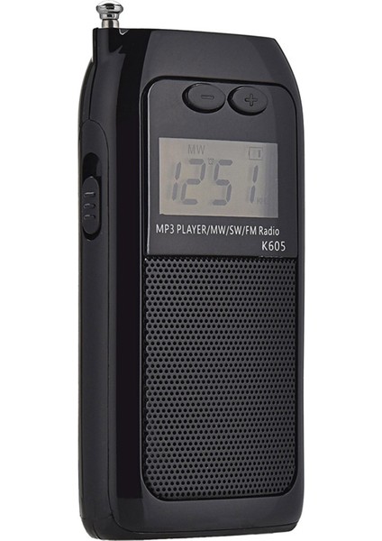 Sw Fm Mw Radyo Mini Cep Digital Mp3 Oynatıcı Tf Kart Destekli (Yurt Dışından)