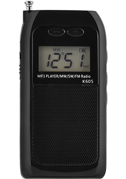 Sw Fm Mw Radyo Mini Cep Digital Mp3 Oynatıcı Tf Kart Destekli (Yurt Dışından)