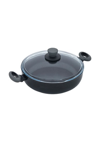 CLR2828ST28GY Colorgy Tıtanıum Sığ Tencere Gri 28CM