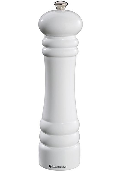 Zassenhaus Berlin Tuz Değirmeni-Kayın Parlak Beyaz 24CM