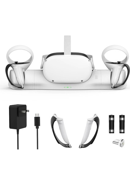 Yükseltilmiş Şarj Istasyonu - Meta Quest 2 Için Usb-C Şarj Kablosu