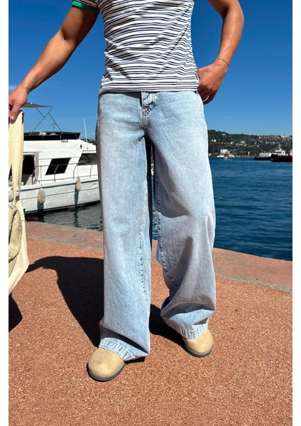 Basic Mavi Baggy Jean