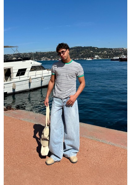 Basic Mavi Baggy Jean