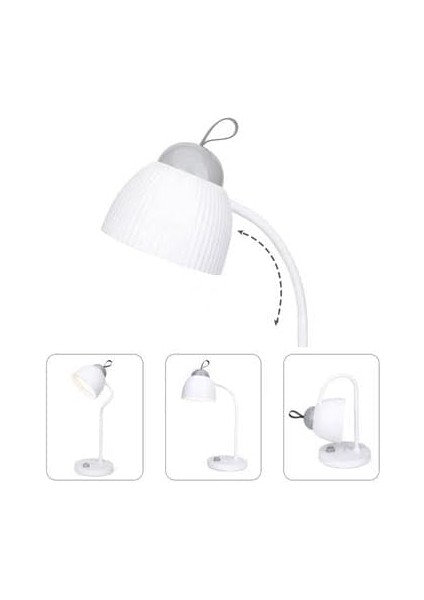 WD-6075 Dimmerli LED Ayarlanabilir Kablosuz Type-C Şarjlı Masa Lambası