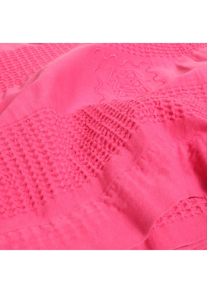 Braga Waffle E.kıng Sıze Pamuk Pike 260X220 cm Fuşya fırsatları