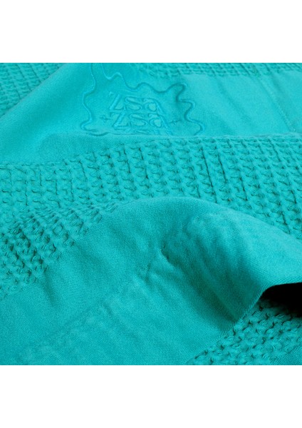 Braga Waffle Kıng Sıze Pamuk Pike 240X220 cm Koyu Yeşil fırsatları