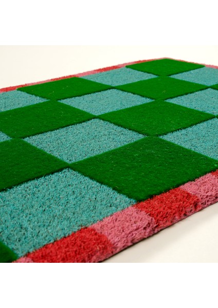 Kerala Coır Kapı Önü Paspası 45X75 cm Yeşil