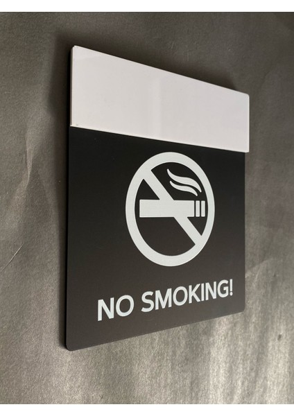 Siyah Mat Seri Sigara Içilmez No Smokıng Uyarı Levhası fiyatları