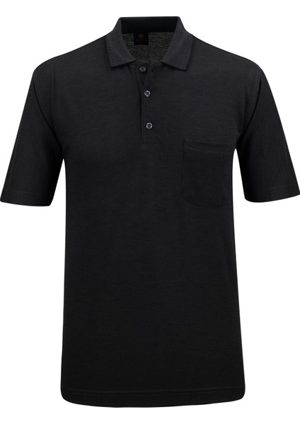Erkek Polo Yaka Cepli Klasik Kalıp Tişört - 5113