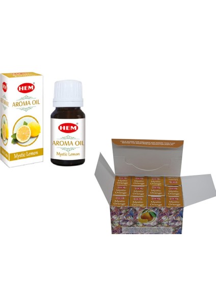Lemon Limon Aroma Yağı Esansiyel Yağ Buhurdanlık Kokusu 12 A