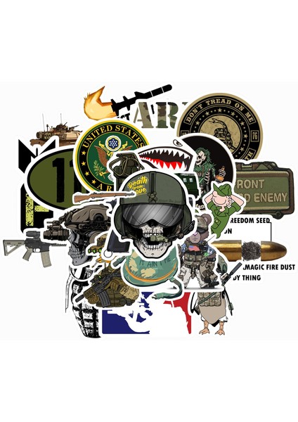 Askeri Military Sticker Paketi -Bullet Journal - Ajanda - Planner - Defter - Laptop Etiket Çıkartma Çok Renkli 10 x 15 Paket Boyutu 3 x 5 cm Stickerlar Paket Içeriği 25 Adet Dadi Ramba fiyatları