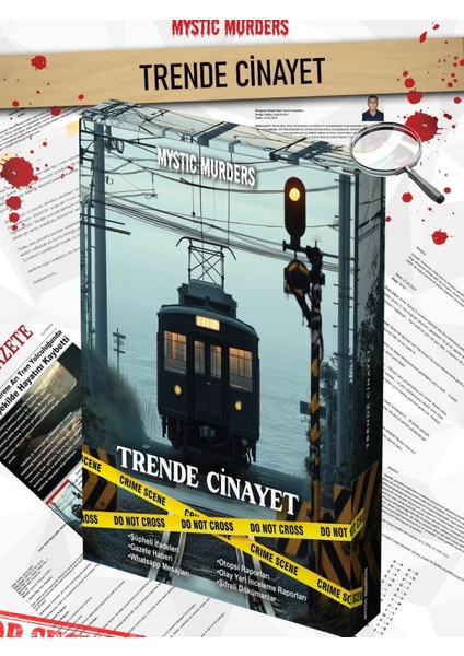 Dedektiflik Cinayet Çözme Oyunu - Trende Cinayet Dedektif Oyunu